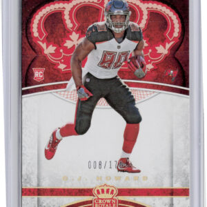 2017 Panini Crown Royale O.J. Howard Holo Gold SN175 #92 Buccaneers