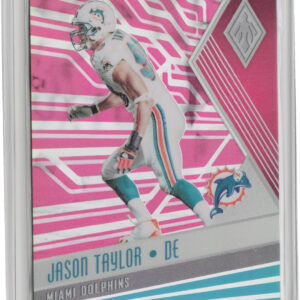 2017 Panini Phoenix Jason Taylor Pink SN199 #89 Dolphins