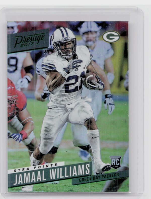 2017 Panini Prestige Jamaal Williams Xtra Points Green /150 #252 Packers