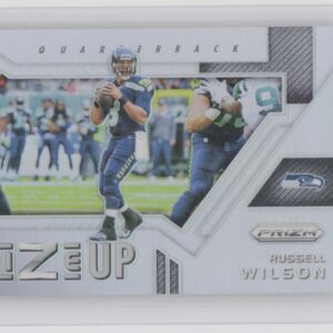 2017 Prizm Russell Wilson #6 Seahawks Rize Up Prizm