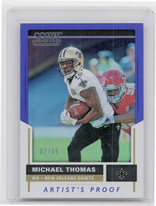 2017 Score Michael Thomas Artist's Proof /35 #135 Saints