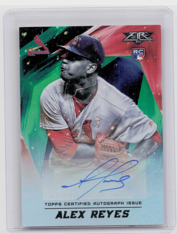 2017 Topps Fire Alex Reyes AU #FA-ARE Cardinals Autographs