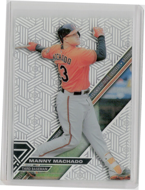 2017 Topps High Tek Manny Machado Chainlink Hexagons #HT-MM Orioles
