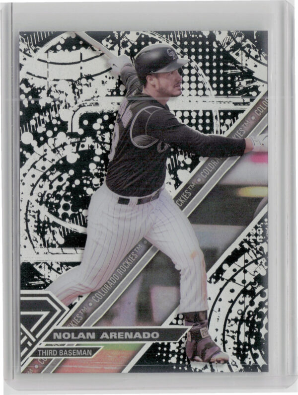 2017 Topps High Tek Nolan Arenado Blackout #HT-NA Rockies