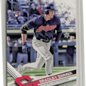 2017 Topps Holiday Bradley Zimmer RC #HMW21 Indians