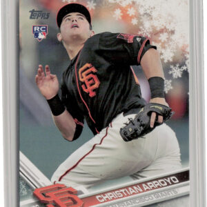 2017 Topps Holiday Christian Arroyo RC #HMW37 Giants