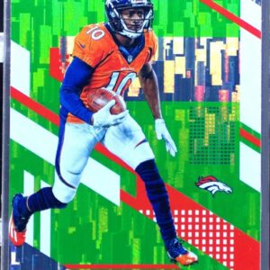 2017 Unparalleled Emmanuel Sanders Lime Green #87 Broncos