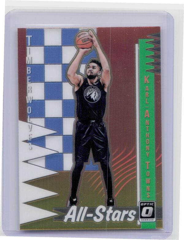 2018-19 Donruss Optic Karl-Anthony Towns #20 Timberwolves All Stars