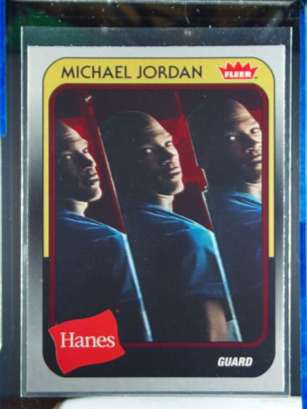 2018-19 Fleer Hanes Michael Jordan 30th Anniversary Michael Jordan Red Foil #MJ-