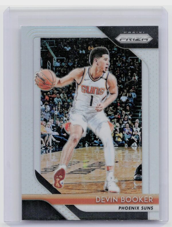 2018-19 Panini Prizm Devin Booker Prizms Silver #11 Suns