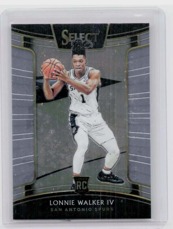 2018-19 Panini Select Lonnie Walker IV RC #77 Spurs