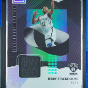 2018-19 Panini Status Jerry Stackhouse MEM #LM-JS Nets Legendary Status Material