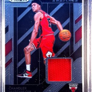 2018-19 Prizm Chandler Hutchison JSY #64 Bulls Sensational Swatches