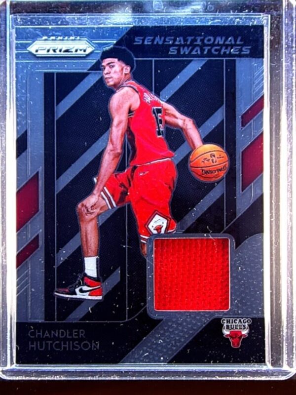 2018-19 Prizm Chandler Hutchison JSY #64 Bulls Sensational Swatches