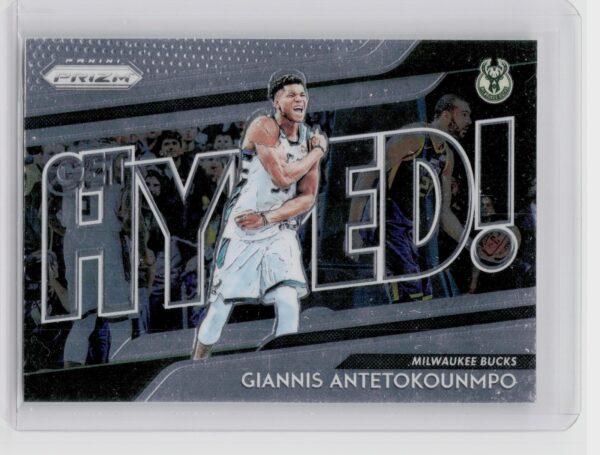 2018-19 Prizm Giannis Antetokounmpo #8 Bucks Get Hyped!
