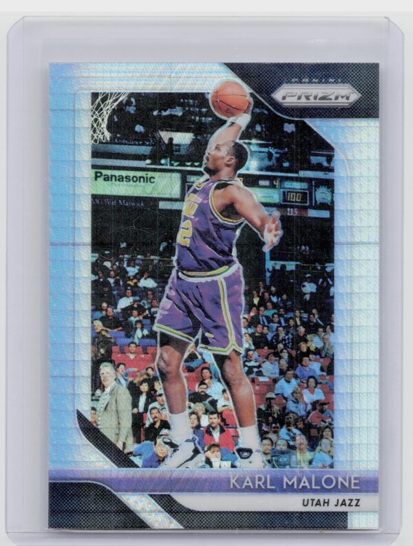 2018-19 Prizm Karl Malone Prizms Hyper #75 Jazz