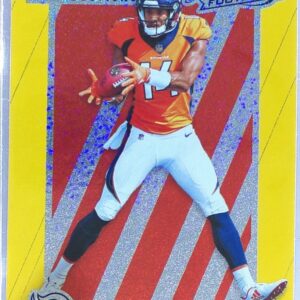 2018 Absolute Courtland Sutton RC #IN-CS Broncos Introductions Spectrum Gold