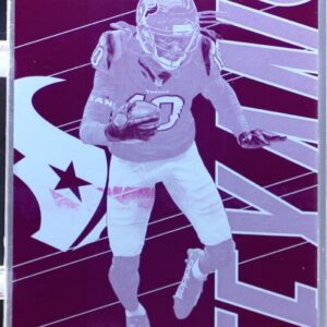 2018 Absolute DeAndre Hopkins Printing Plates Magenta 1/1 #40 Texans