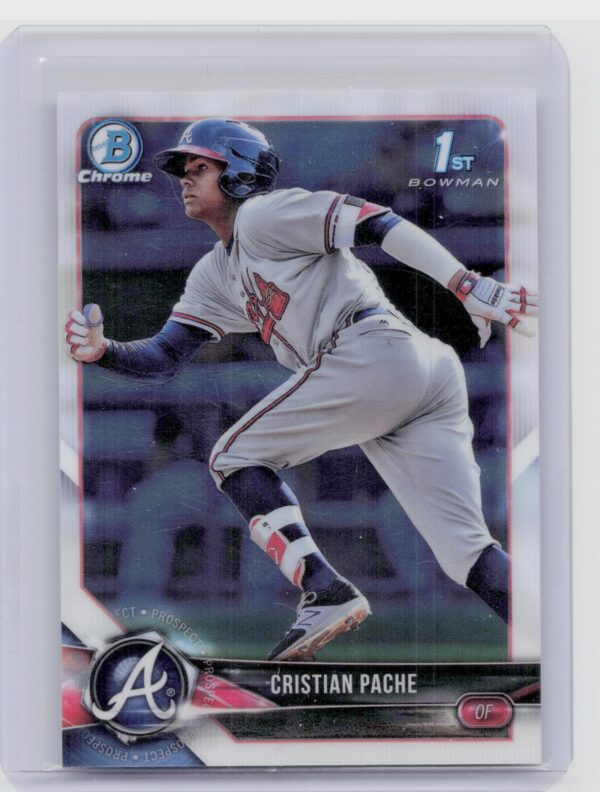 2018 Bowman Cristian Pache #BCP46 Braves Chrome Prospects