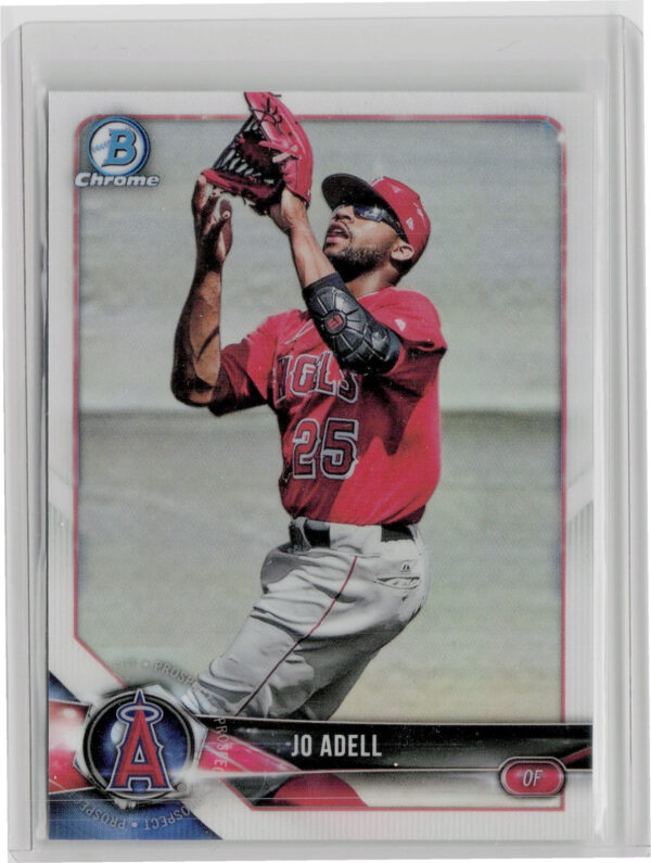 2018 Bowman Draft Jo Adell Chrome Refractors #BDC-107 Angels