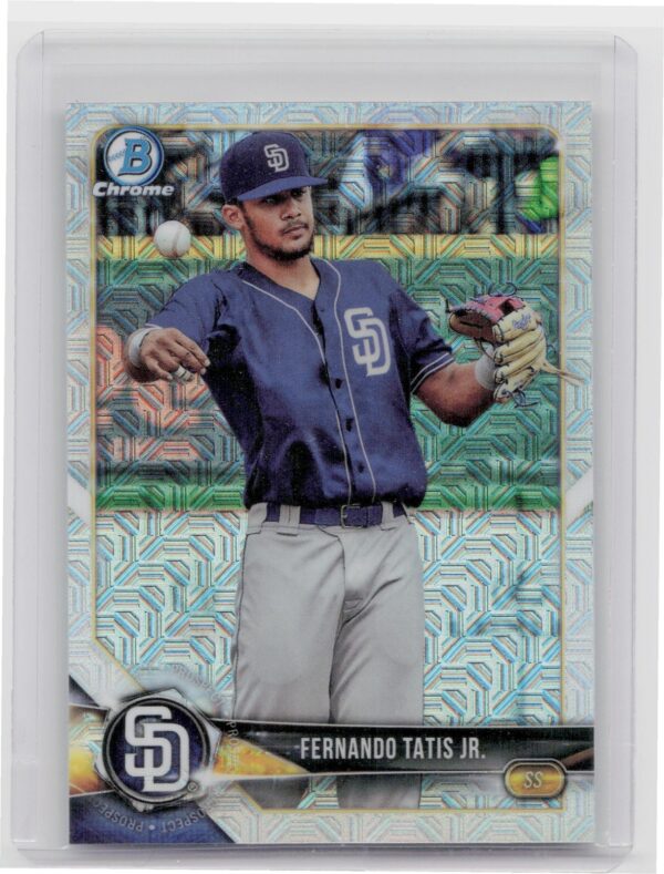 2018 Bowman Fernando Tatis Jr. #BCP114 Padres Chrome Prospects Mojo Refractor