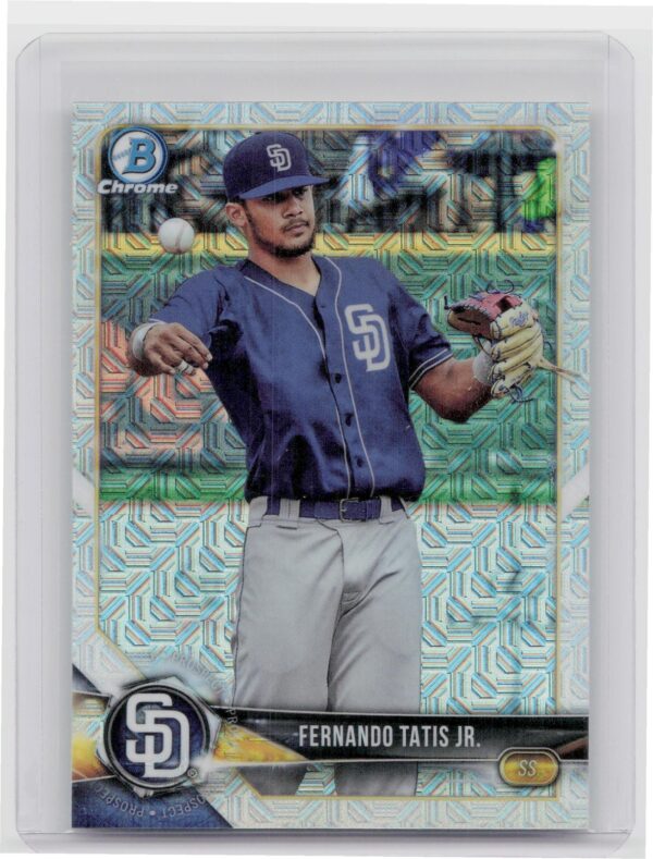 2018 Bowman Fernando Tatis Jr. #BCP114 Padres Chrome Prospects Mojo Refractor