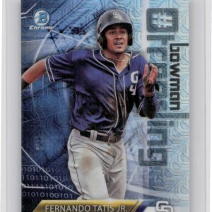 2018 Bowman Fernando Tatis Jr. ##-FT Padres Chrome #BowmanTrending