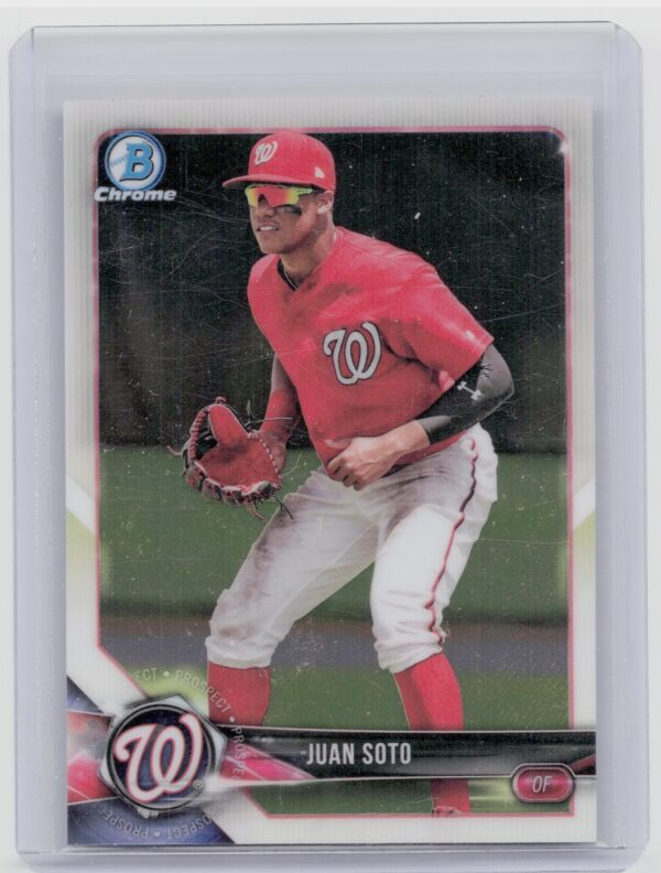 2018 Bowman Juan Soto #BCP52 Nationals Chrome Prospects