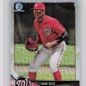 2018 Bowman Juan Soto #BCP52 Nationals Chrome Prospects Mojo Refractor