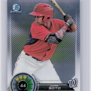 2018 Bowman Juan Soto #BTP-44 Nationals Bowman Chrome Scouts' Top 100