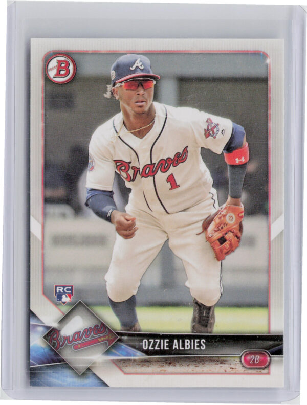 2018 Bowman Ozzie Albies RC #62 Braves