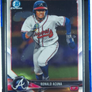 2018 Bowman Ronald Acuna #BCP1 Braves Chrome Prospects