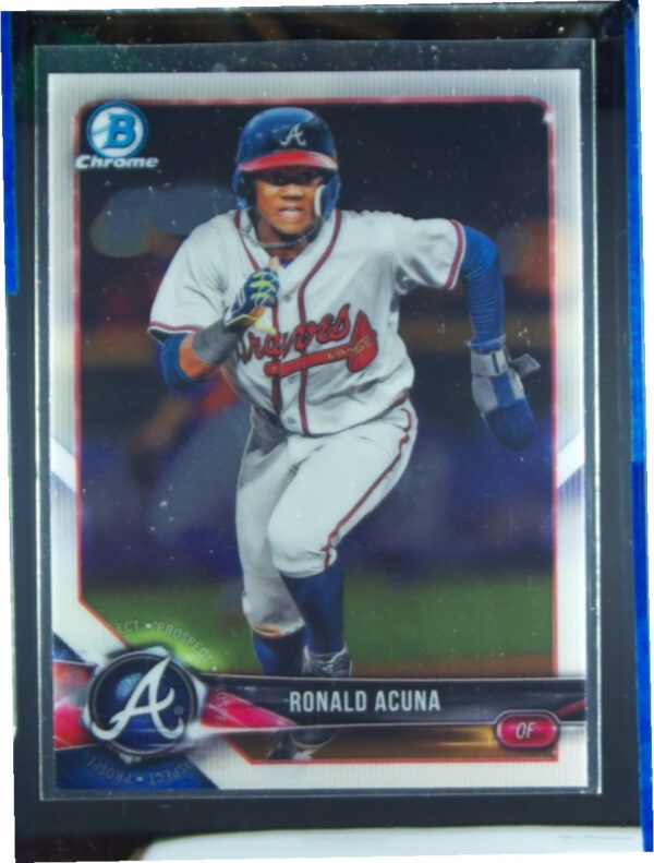 2018 Bowman Ronald Acuna #BCP1 Braves Chrome Prospects