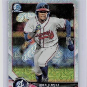 2018 Bowman Ronald Acuna #BCP1 Braves Chrome Prospects Mojo Refractor