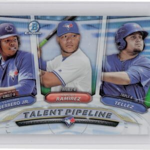2018 Bowman Rowdy Tellez  / Vladimir Guerrero Jr.  / Harold Ramirez #TP-TOR Jays