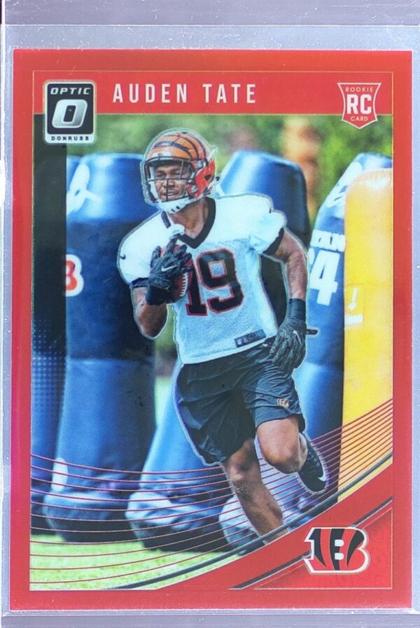 2018 Donruss Optic Auden Tate Red /99 RC #118 Bengals