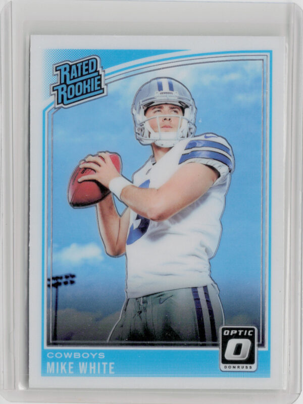 2018 Donruss Optic Mike White RC #185 Cowboys