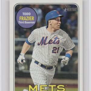 2018 Heritage Todd Frazier SP VAR #718 Mets