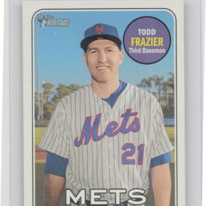 2018 Heritage Todd Frazier Team Color Swap VAR #718 Mets