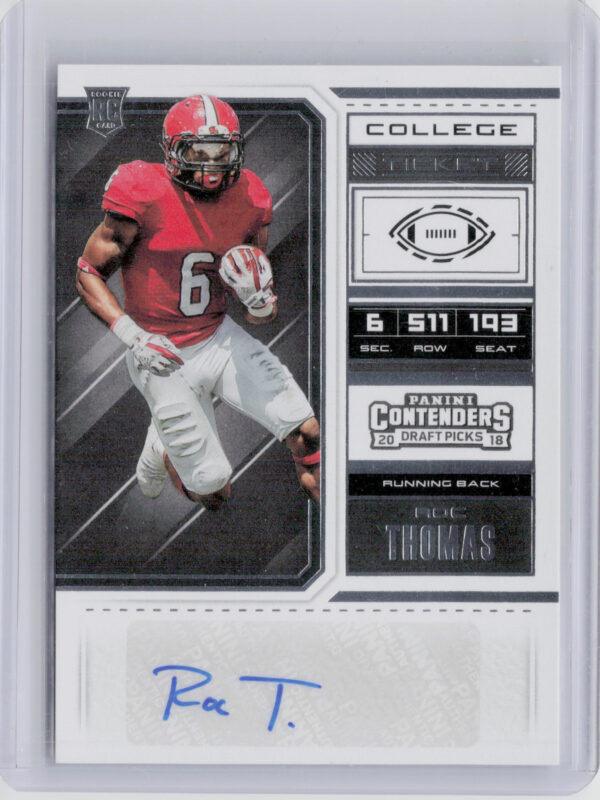 2018 Panini Contenders Draft Picks Roc Thomas #295 Gamecocks