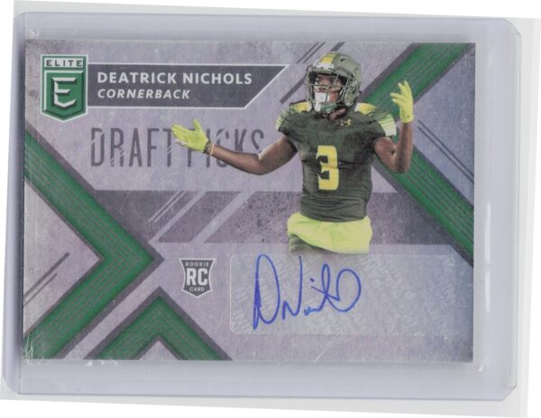 2018 Panini Elite Draft Picks Deatrick Nichols AU #244 Bulls Draft Picks Autogra