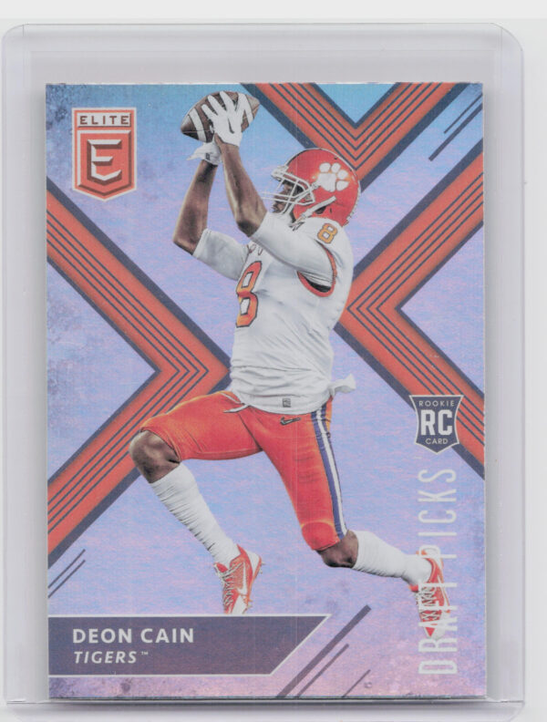 2018 Panini Elite Draft Picks Deon Cain #114 Tigers