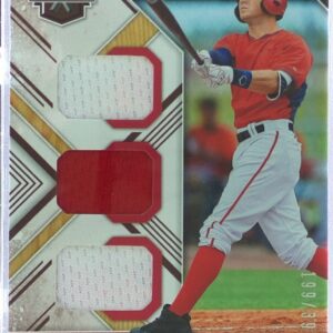 2018 Panini Elite Extra Edition Carter Kieboom /399 JSY #TM-CK Nationals Triple