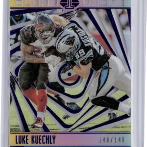2018 Panini Illusions Luke Kuechly SN149 #CS-LK Panthers Clear Shots Blue