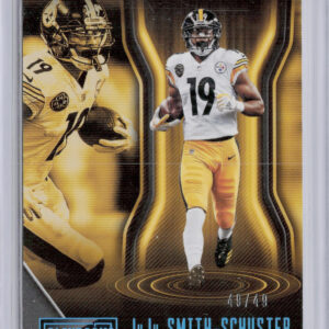 2018 Panini Playbook JuJu Smith-Schuster Platinum SN49 #16 Steelers