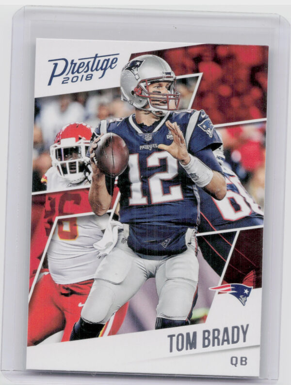 2018 Panini Prestige Tom Brady #75 Patriots