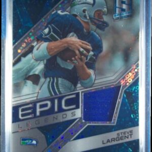 2018 Panini Spectra Steve Largent SN99 MEM #19 Seahawks Epic Legends Materials N