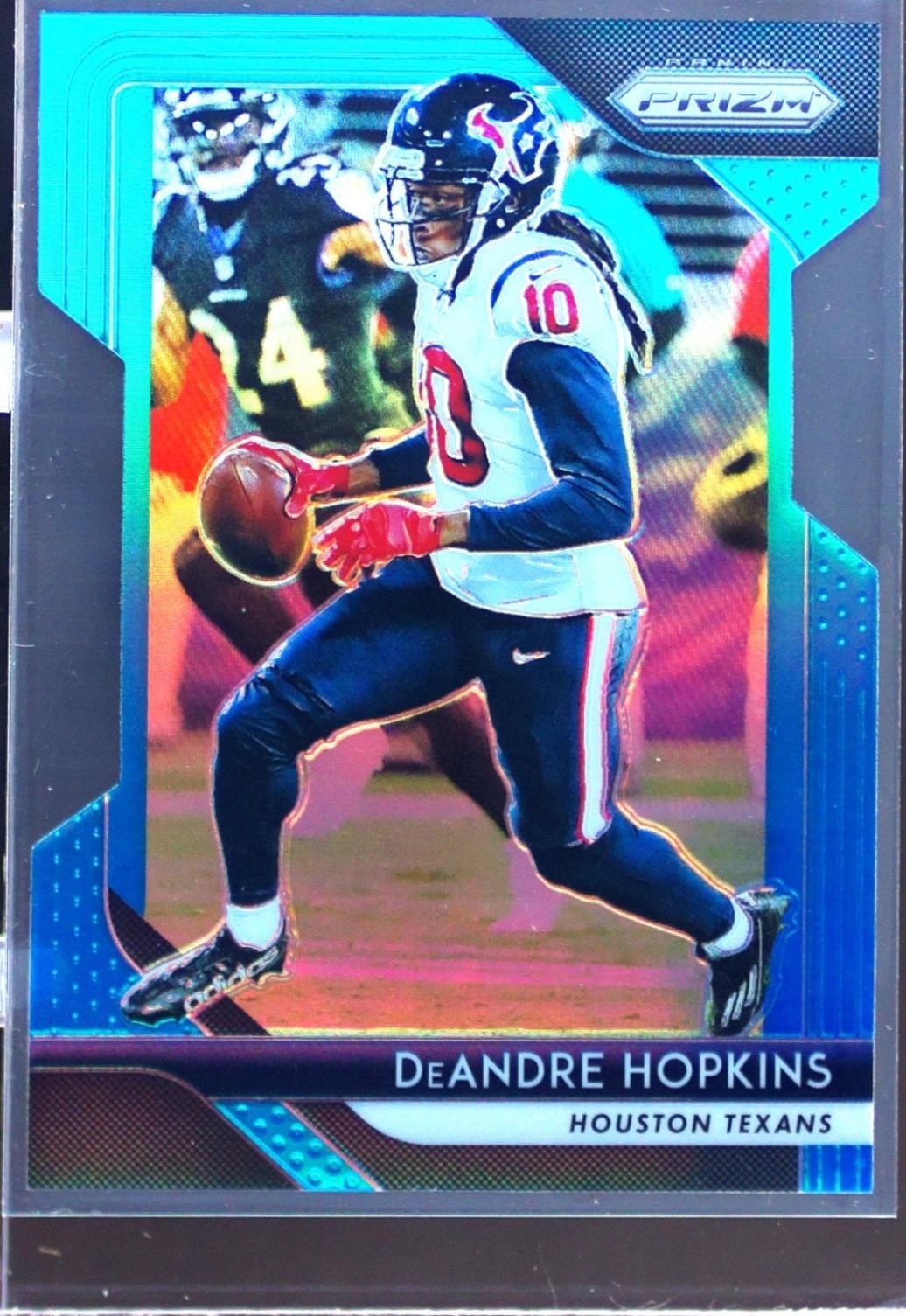 2018 Prizm DeAndre Hopkins Prizm Light Blue /199 #122 Texans