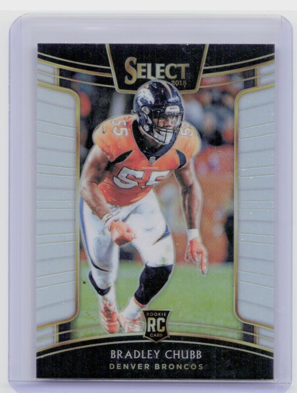 2018 Select Bradley Chubb Silver Prizm #78 Broncos