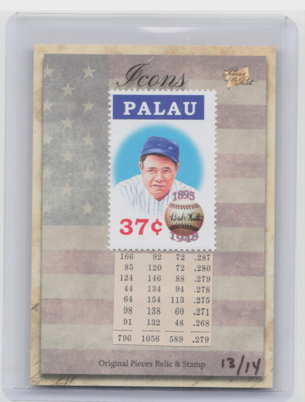2018 The Bar Pieces of the Past Hybrid Edition Babe Ruth 13/14